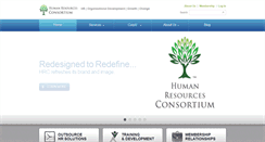 Desktop Screenshot of hrconsortium.net